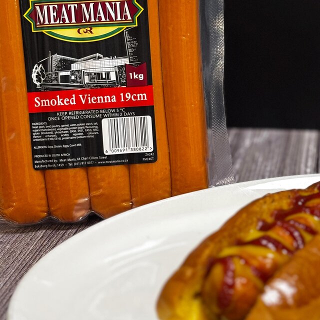 Smoked viennas and a loaded hot dog